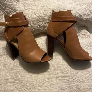 Vince Camuto open toe booties